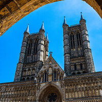 Buy canvas prints of arch Lincoln cathedral by Clive Wells