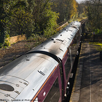 Buy canvas prints of Train now leaving by Clive Wells