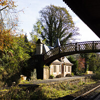 Buy canvas prints of Cromford station by Clive Wells