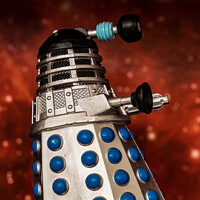Buy canvas prints of Floating Emperor Dalek by Clive Wells