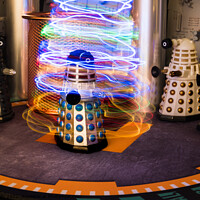 Buy canvas prints of Dalek materializimg by Clive Wells