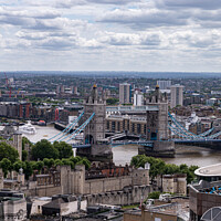 Buy canvas prints of View across London by Clive Wells
