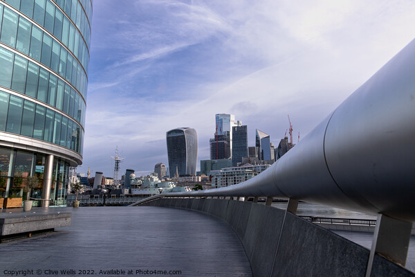 The Walkie-Talkie in London Picture Board by Clive Wells