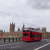Buy canvas prints of Overcast sky over Parliment by Clive Wells