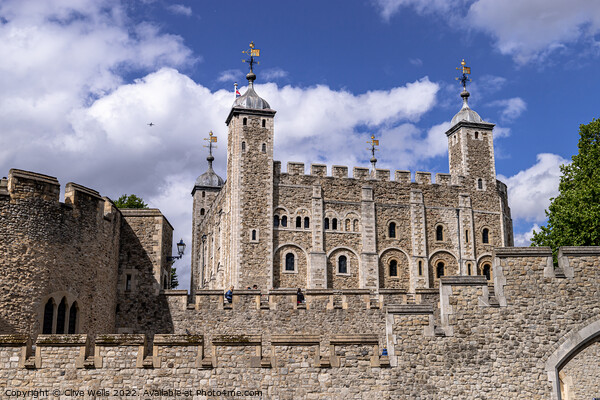 The Tower of London Picture Board by Clive Wells
