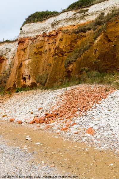 Famous stripped cliffs at Hunstanton. Picture Board by Clive Wells