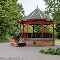 Buy canvas prints of The Band Stand in the Walks, Kings Lynn. by Clive Wells