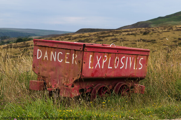 Explosivies wagon Picture Board by Clive Wells