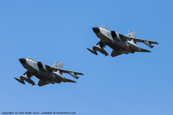 A pair of German Tornados Picture Board by Clive Wells
