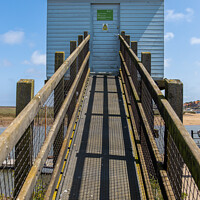 Buy canvas prints of Walkway to the monitring station by Clive Wells