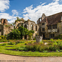 Buy canvas prints of Ruins at Scotney Castle by Clive Wells