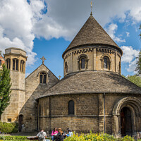 Buy canvas prints of The Round Church by Clive Wells