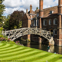Buy canvas prints of Mathematical Bridge at Queens College by Clive Wells