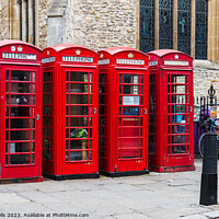 Buy canvas prints of Telephone boxes by Clive Wells
