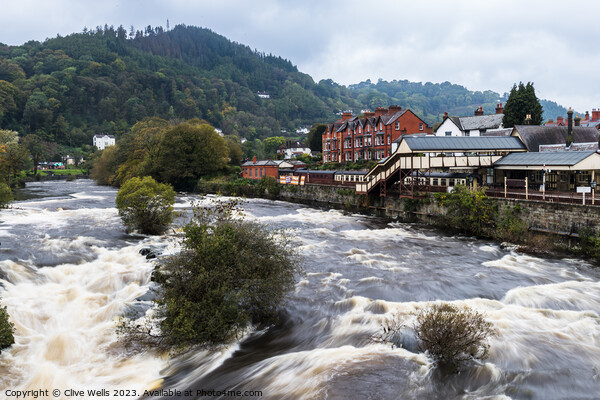 llangollen in Wales Picture Board by Clive Wells