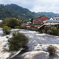 Buy canvas prints of llangollen in Wales by Clive Wells