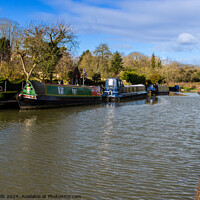Buy canvas prints of Along the Grand Union Canal by Clive Wells