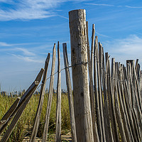 Buy canvas prints of Beach fence by Clive Wells
