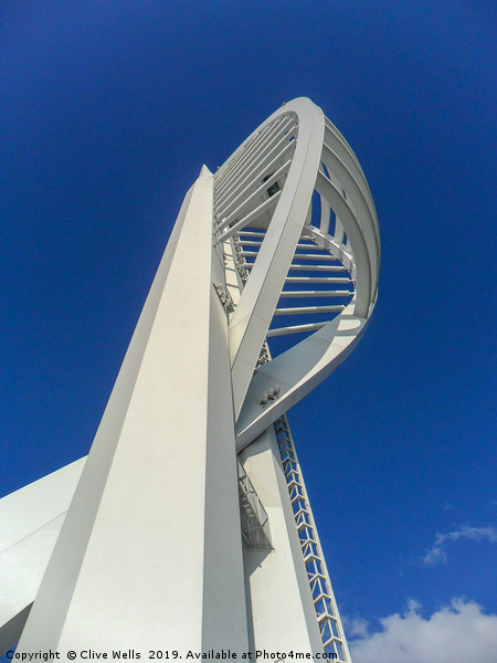 Spinnaker Tower Picture Board by Clive Wells