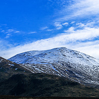 Buy canvas prints of Blue sky and snow by Clive Wells