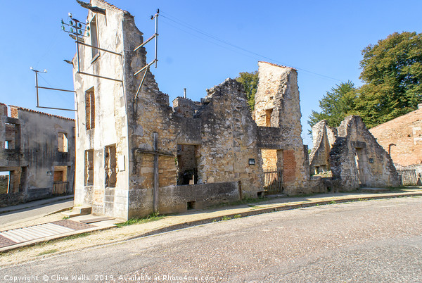 Oradour-sur-Glane Picture Board by Clive Wells