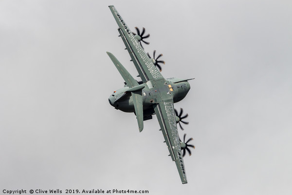 Airbus A400M Atlas at RAF Fairford Picture Board by Clive Wells