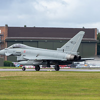 Buy canvas prints of Itailian Eurofigher Typhoon (EF2000) at Waddington by Clive Wells