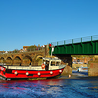 Buy canvas prints of Low tide in Folkestone Harbour by Clive Wells