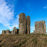 Buy canvas prints of Ruins of Bawsey Church near King`s Lynn by Clive Wells