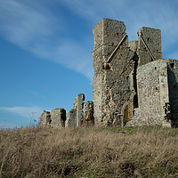 Buy canvas prints of Ruins of St. James Church, Bawsey, Kings Lynn by Clive Wells