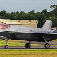 Buy canvas prints of F-35A Lightning II at RAF Fairford by Clive Wells