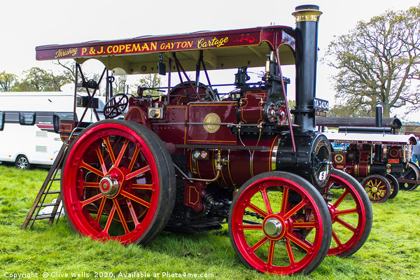 Lovely old traction engine seen at Weeting in Suff Picture Board by Clive Wells