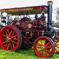 Buy canvas prints of Lovely old traction engine seen at Weeting in Suff by Clive Wells
