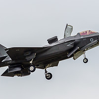 Buy canvas prints of Lockheed Martin F-35A Lightning II at RAF Fairford by Clive Wells