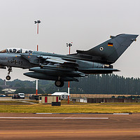 Buy canvas prints of Panavia Tornado about to land at RAF Fairford by Clive Wells