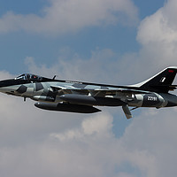 Buy canvas prints of Hawker Hunter  at RAF Fairford for the RIAT by Clive Wells