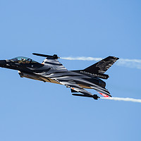 Buy canvas prints of F-16AM from the Belgian Air Force at RAF Fairford by Clive Wells