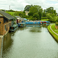 Buy canvas prints of Bridge view at Blisworth in Northamptonshire by Clive Wells