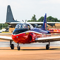 Buy canvas prints of BAC Jet Provest on taxi at RAF Fairford by Clive Wells