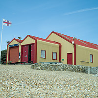 Buy canvas prints of The Wells-Next-Sea lifeboat station. by Clive Wells