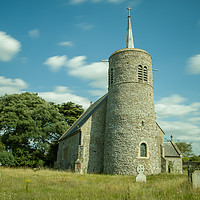 Buy canvas prints of St. Mary the Virgin Church in Titchwell, Norfolk by Clive Wells