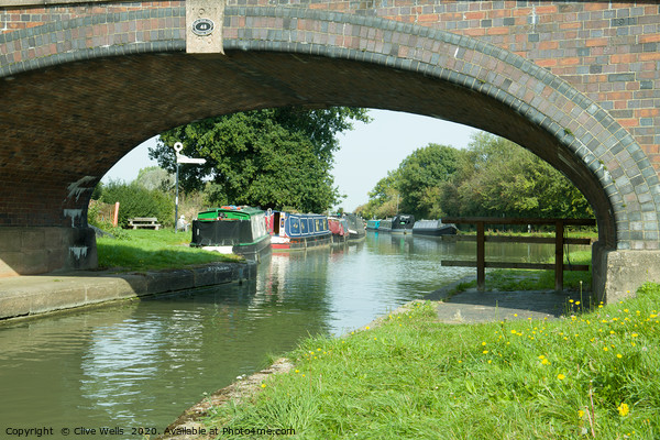 Bridge 48 on the Grand Union Canal. Picture Board by Clive Wells