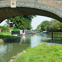 Buy canvas prints of Bridge 48 on the Grand Union Canal. by Clive Wells