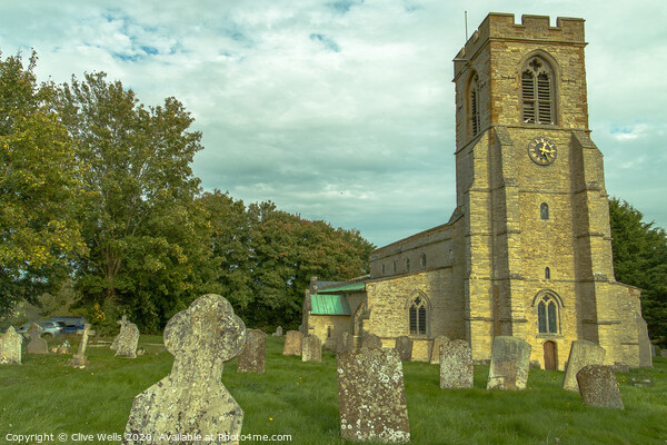 Church of "St.Mary the Virgin" in Stoke Bruerne Picture Board by Clive Wells