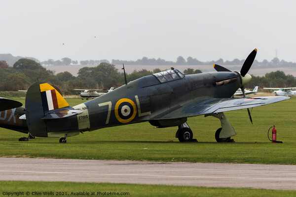 Hawker Sea Hurricane 1B Picture Board by Clive Wells
