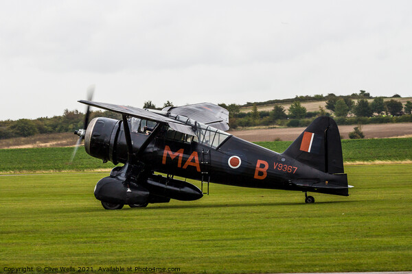 Westland Lysander Picture Board by Clive Wells