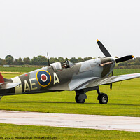 Buy canvas prints of Supermarine Spitfire LF Mk.Vb by Clive Wells