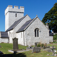 Buy canvas prints of Saint Curigs Church by Clive Wells