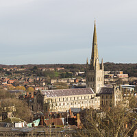 Buy canvas prints of Norwich Cathedral by Clive Wells