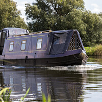 Buy canvas prints of Narrow boat by Clive Wells